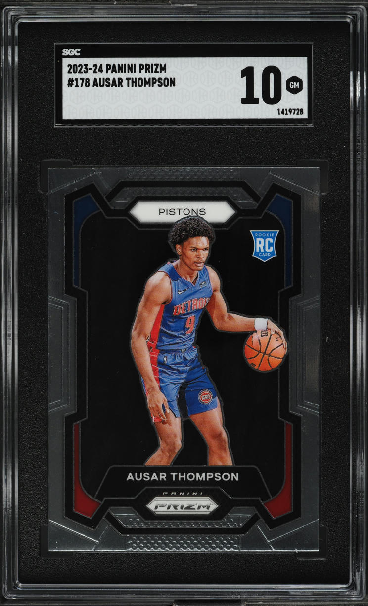 2023 Panini Prizm Ausar Thompson ROOKIE #178 SGC 10 GEM MINT