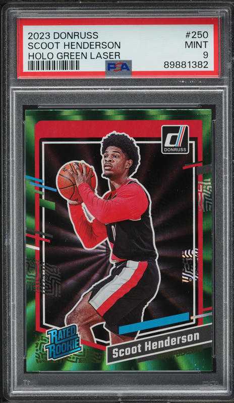 2023 Leaf Web Exclusives Welcome To Portland Scoot Henderson