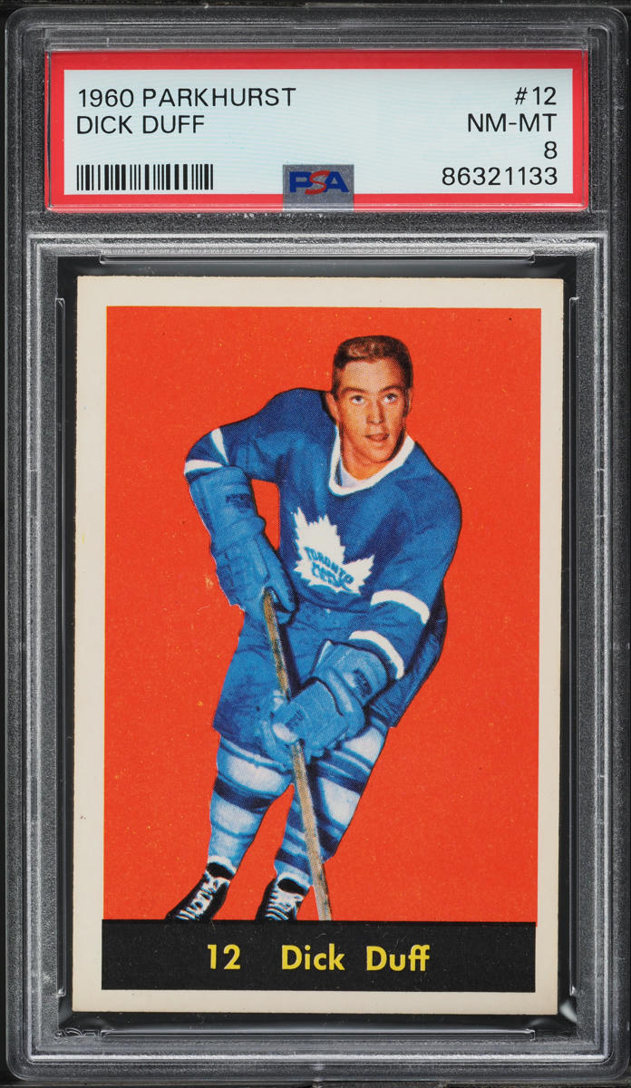 1960 Parkhurst Dick Duff #12 PSA 8 NM-MT