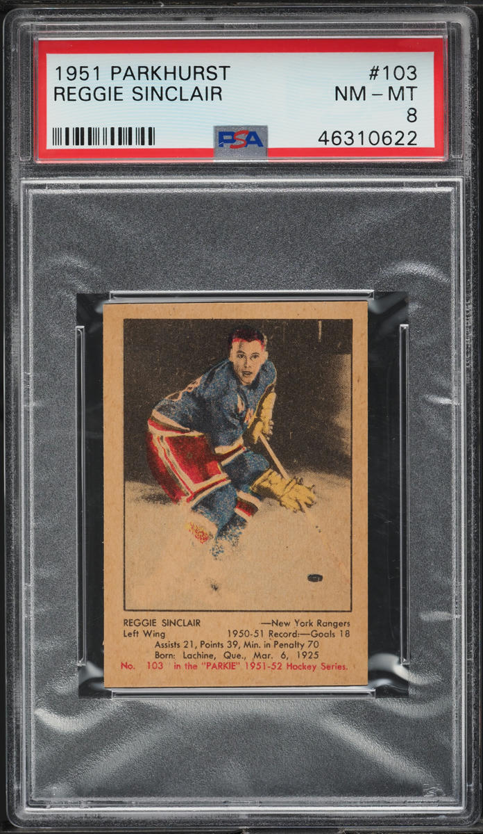 1951 Parkhurst Reggie Sinclair #103 PSA 8 NM-MT