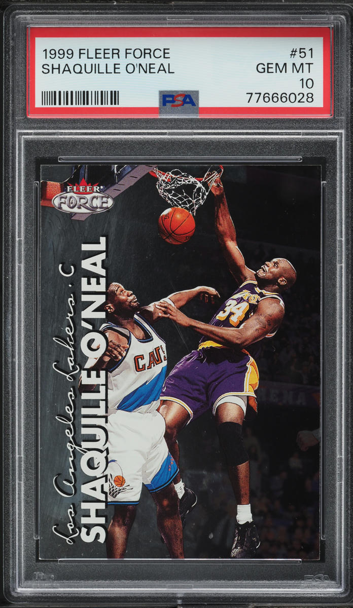 1999 Fleer Force Shaquille O'Neal #51 PSA 10 GEM MINT