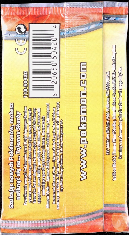 2010 Pokemon Polish Diamond & Pearl Mysterious Treasures Booster Pack on  Fanatics Collect