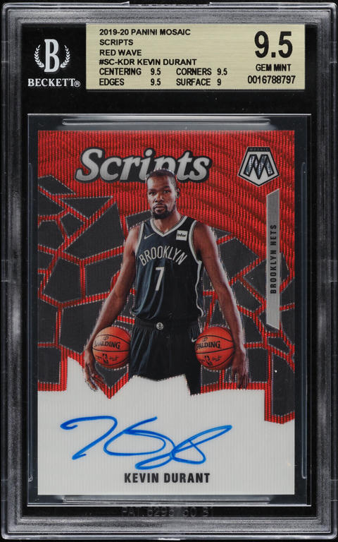 2007 Topps Chrome Refractor Kevin Durant ROOKIE /1499 #131 PSA 10