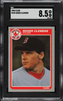 1985 Fleer Roger Clemens ROOKIE #155 SGC 8.5 NM-MT+ on Fanatics
