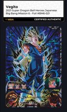 2021 Dragon Ball Super Heroes Japanese Big Bang 6 Vegito #BM6-021