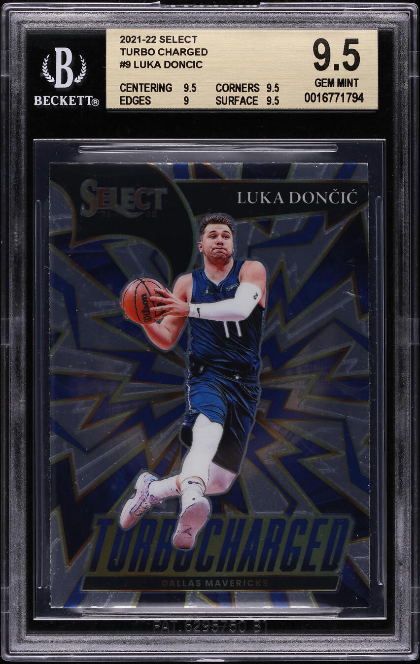 2021 Select Turbo Charged Luka Doncic #9 BGS 9.5 GEM MINT