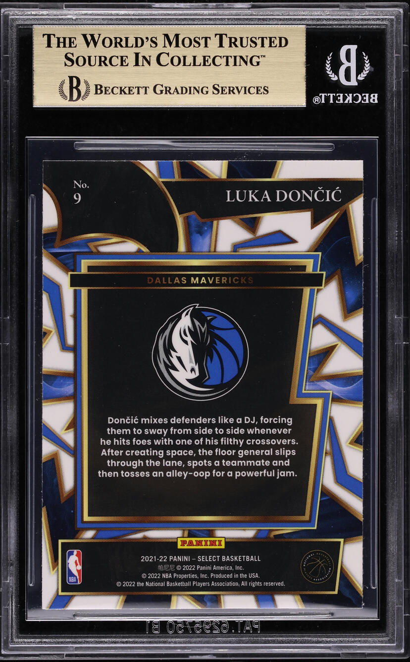 2021 Select Turbo Charged Luka Doncic #9 BGS 9.5 GEM MINT