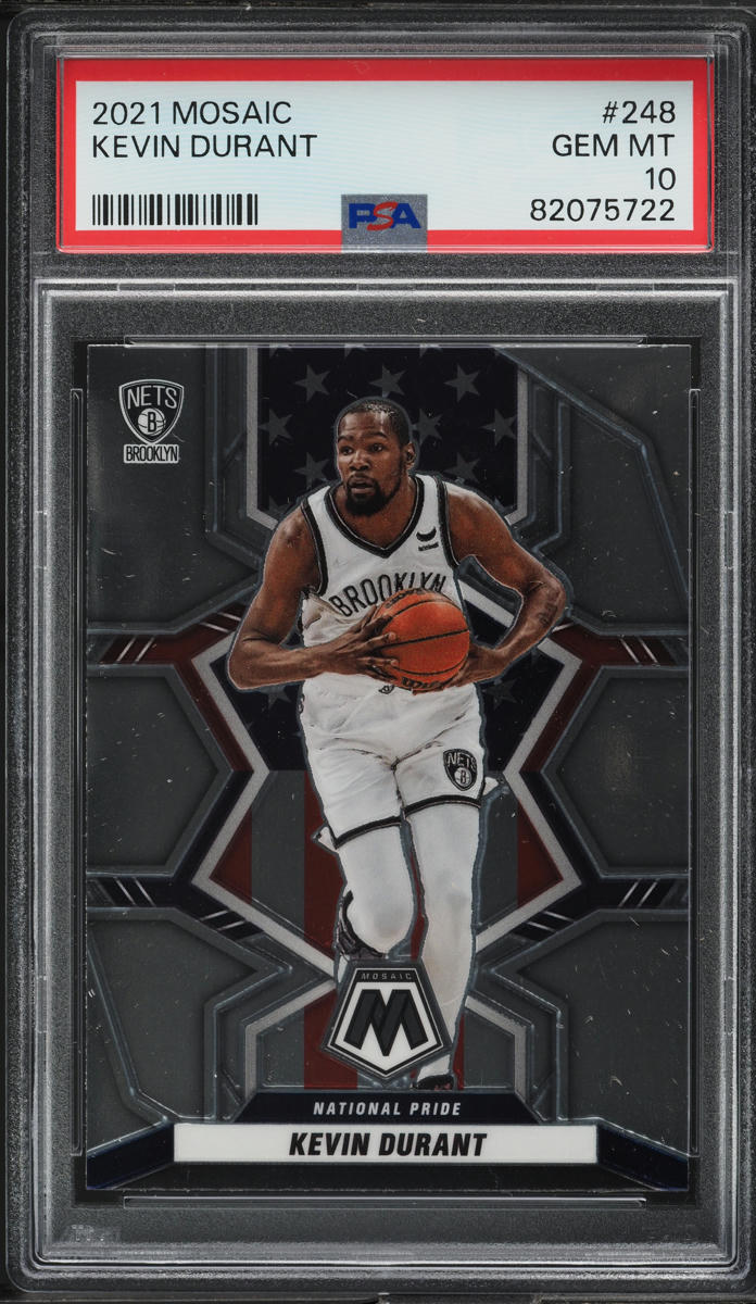 2021 Panini Mosaic Kevin Durant #248 PSA 10 GEM MINT