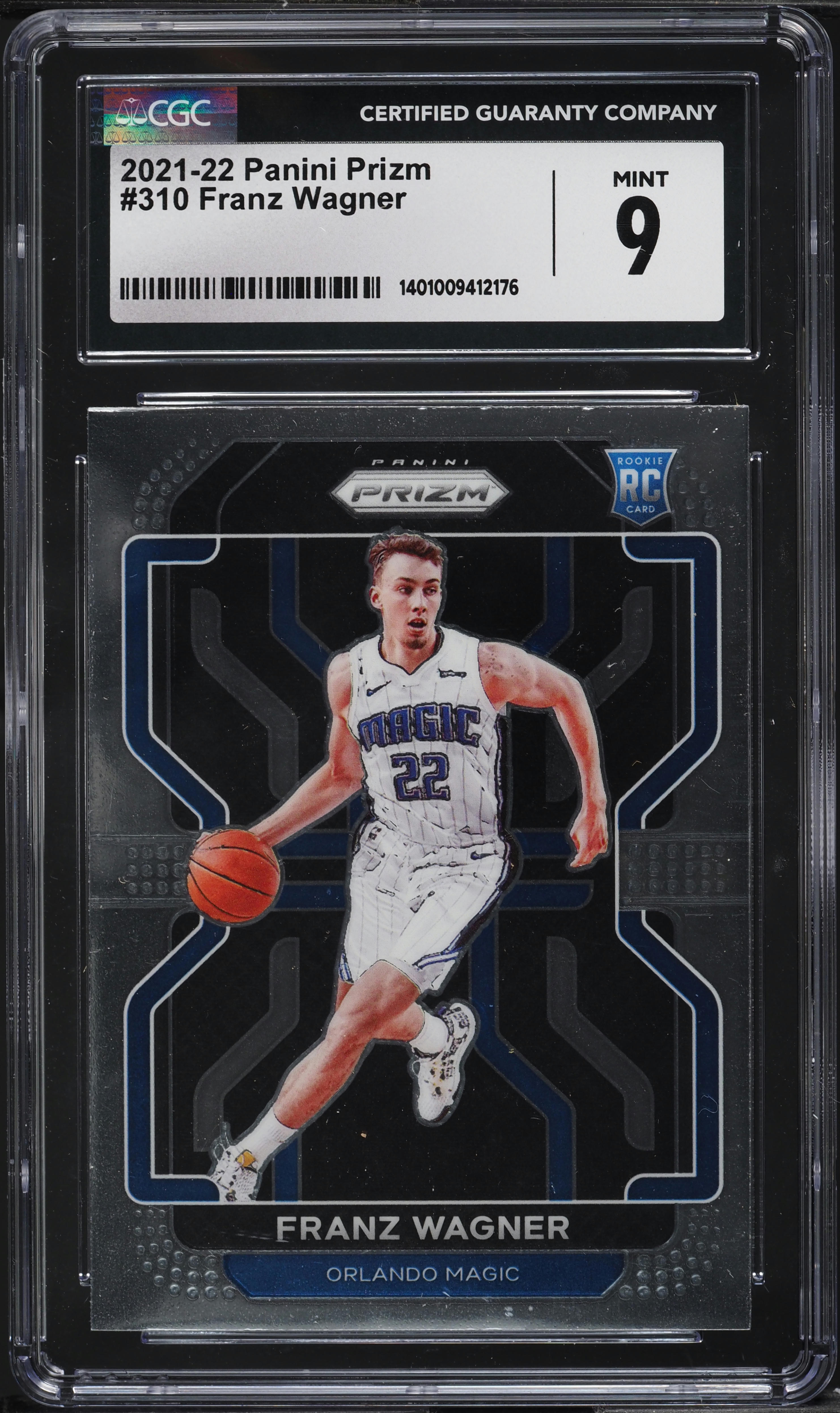 2021 Panini Prizm Franz Wagner ROOKIE #310 CGC 9 MINT on Fanatics