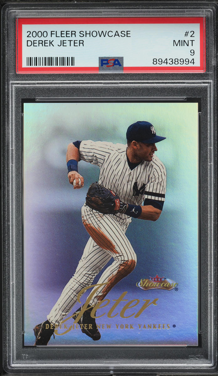 2000 Fleer Showcase Derek Jeter #2 PSA 9 MINT