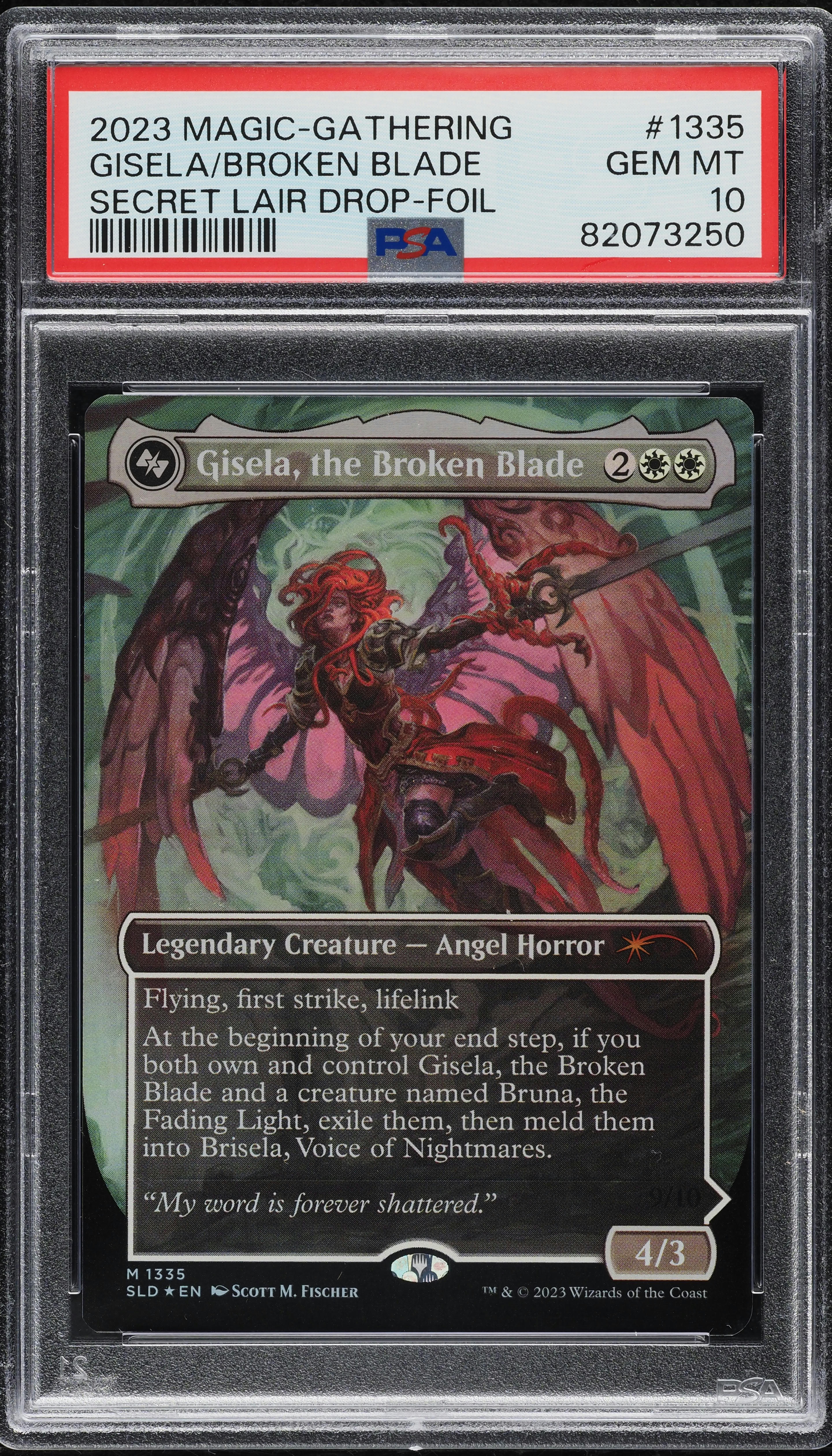 2023 Magic The Gathering MTG Secret Lair Drop Foil Gisela Broken