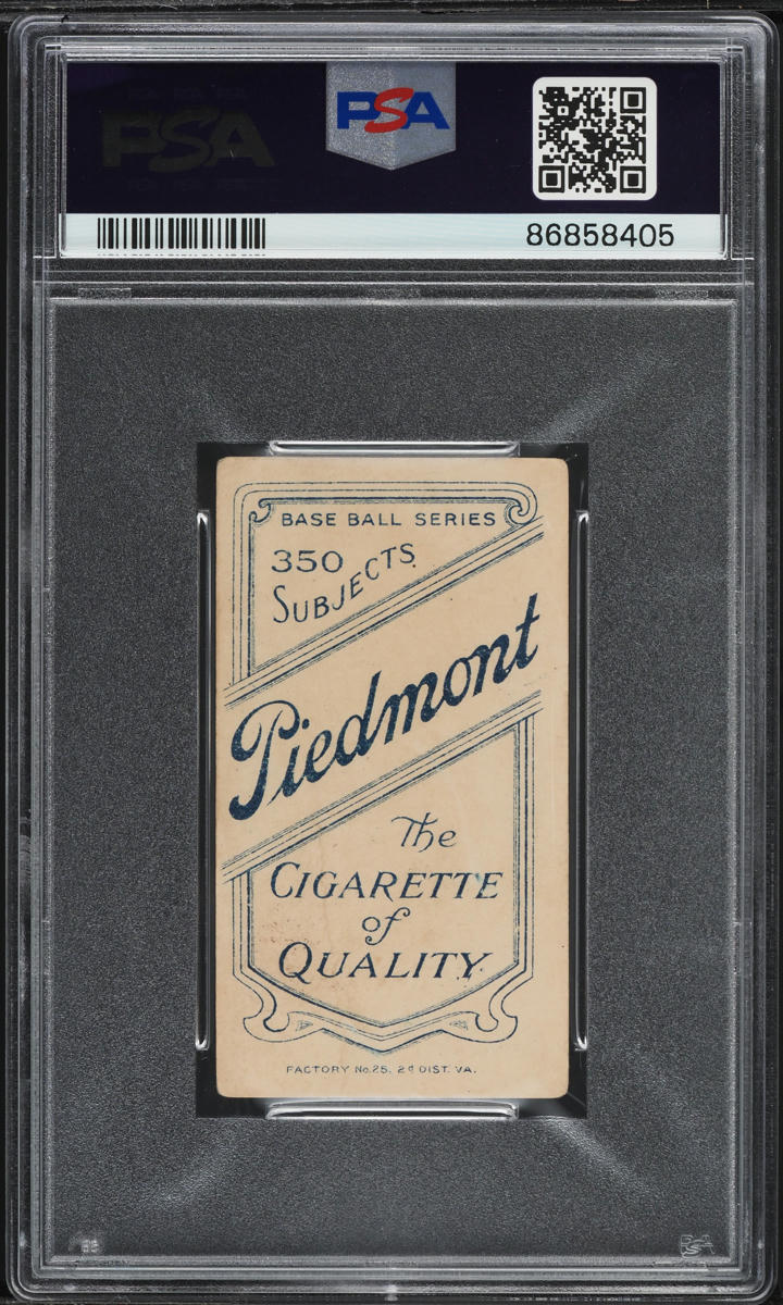 1909-11 T206 Peaches Graham BOSTON, PIEDMONT PSA 2 GD