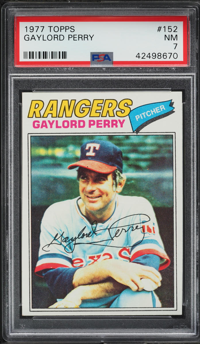1977 Topps Gaylord Perry #152 PSA 7 NRMT