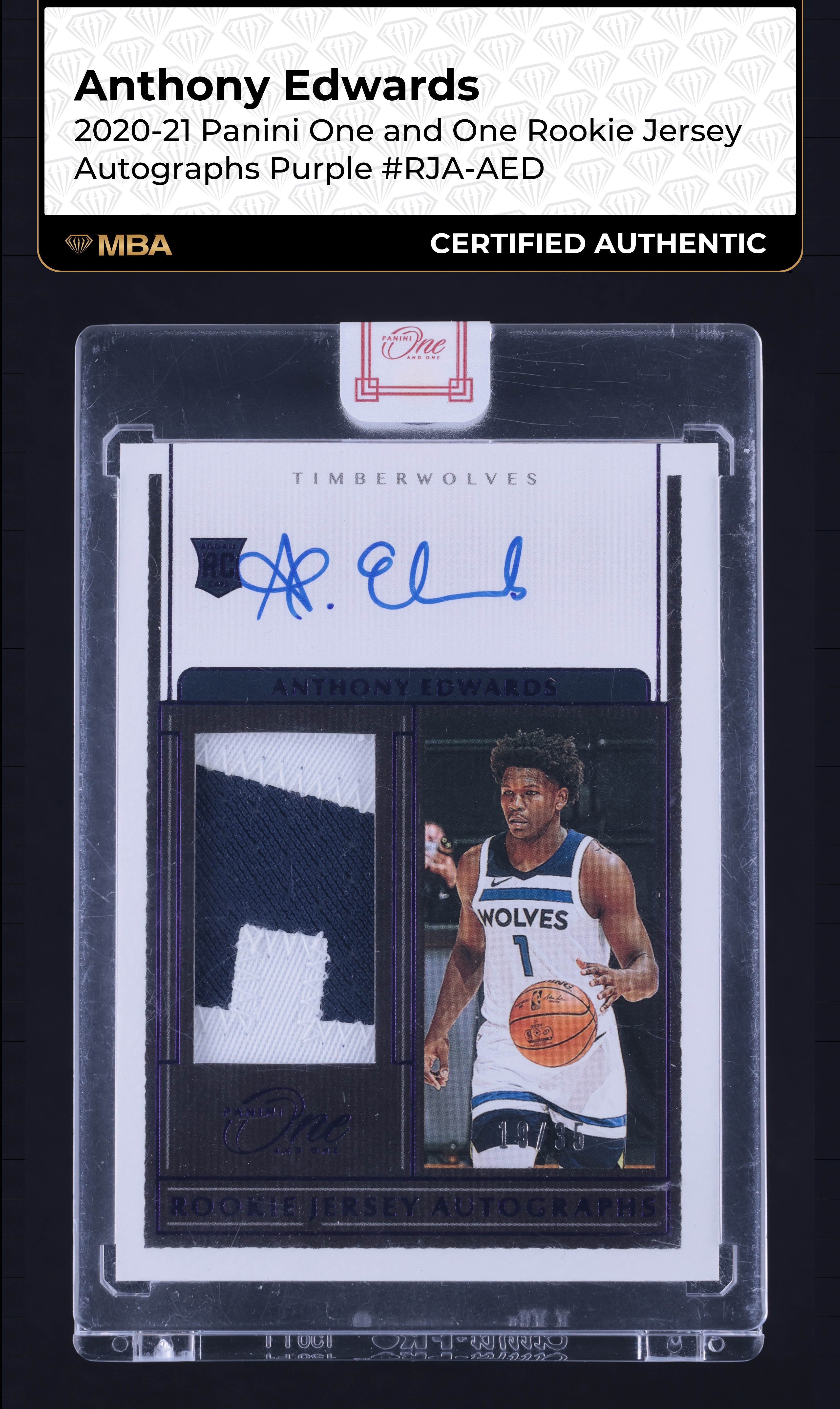 アンソニー・エドワーズ 2020-21 Panini Prizm NBA Anthony Edwards 