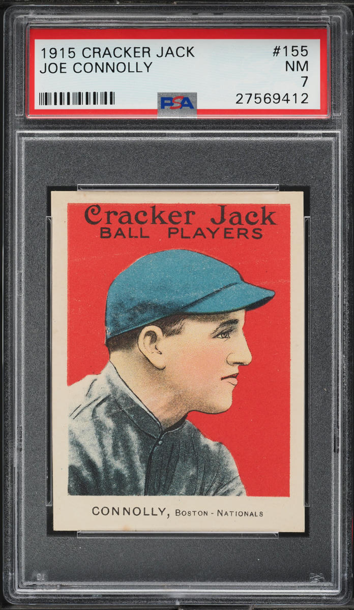 1915 Cracker Jack Joe Connolly #155 PSA 7 NRMT (PWCC-A)