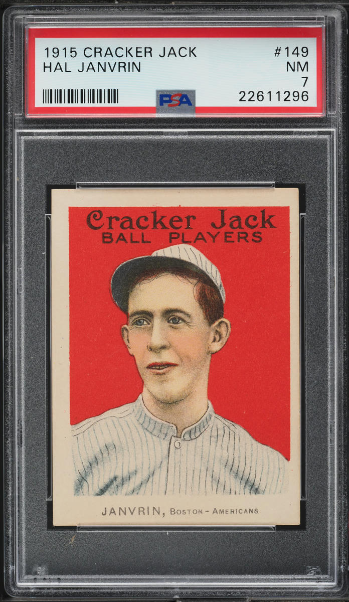 1915 Cracker Jack Hal Janvrin #149 PSA 7 NRMT
