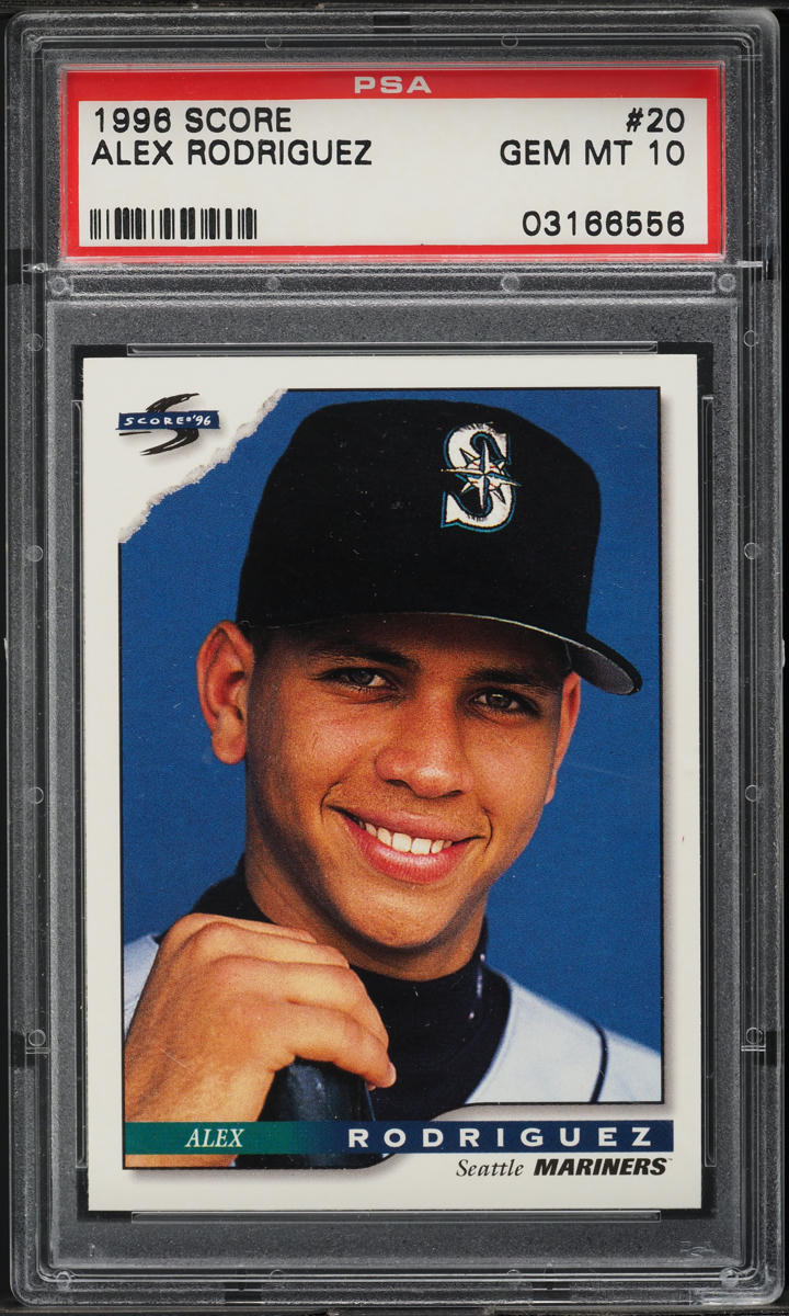 1996 Score Alex Rodriguez #20 PSA 10 GEM MINT