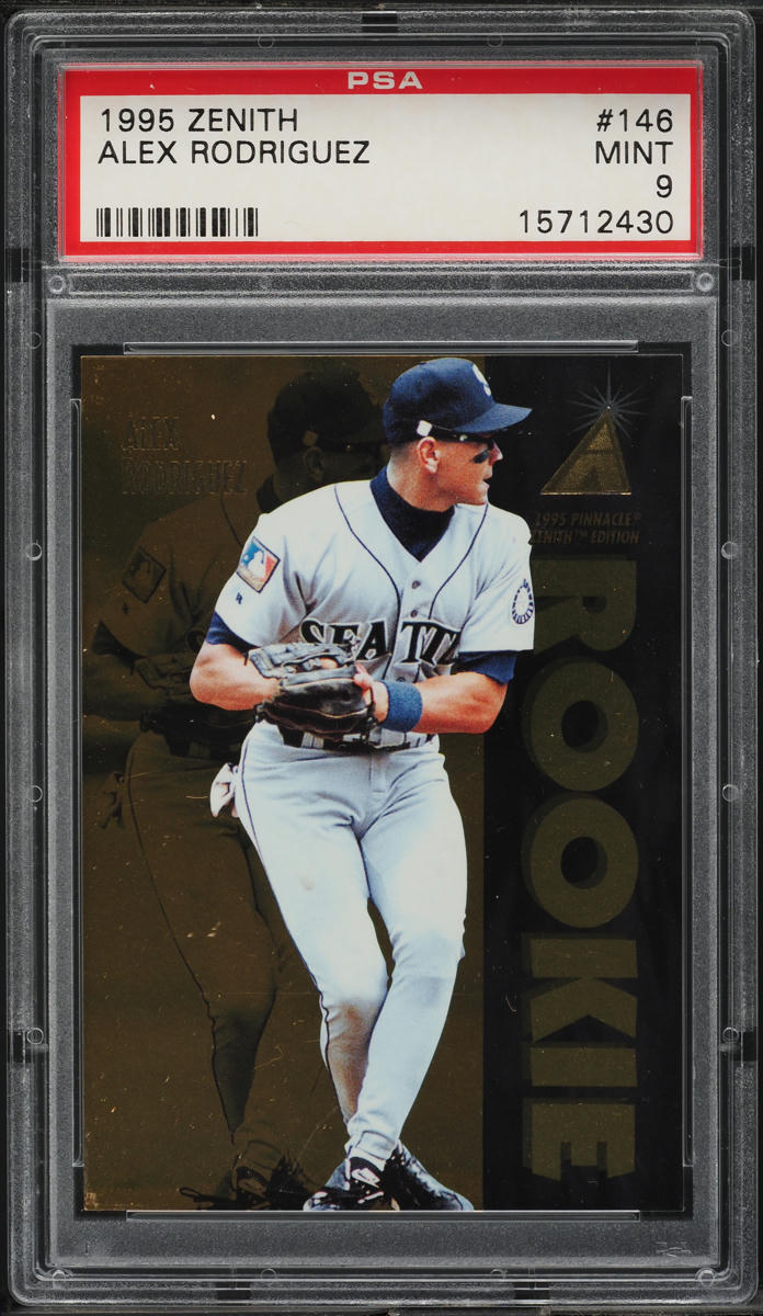 1995 Pinnacle Zenith Alex Rodriguez ROOKIE #146 PSA 9 MINT