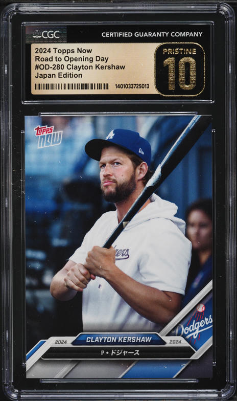 2024 Topps Now Road To Opening Day Japan Edition Clayton Kershaw