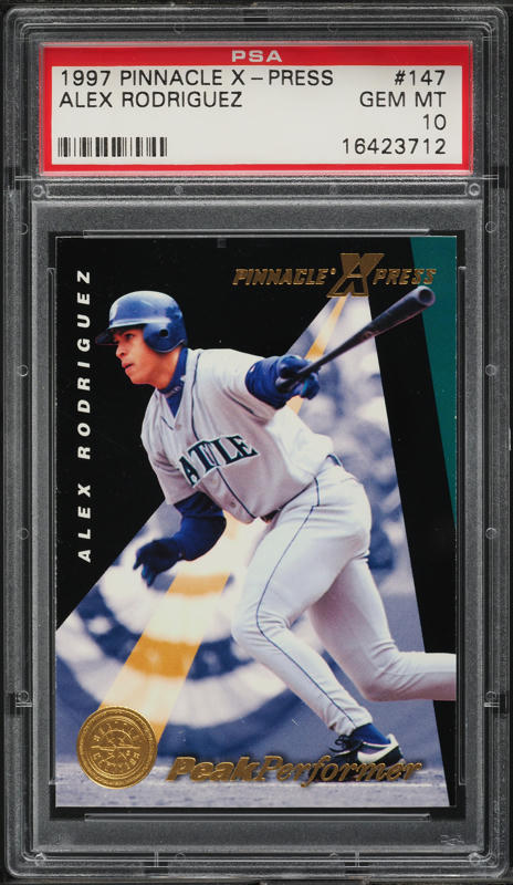 1997 Pinnacle X-Press Alex Rodriguez #147 PSA 10 GEM MINT on