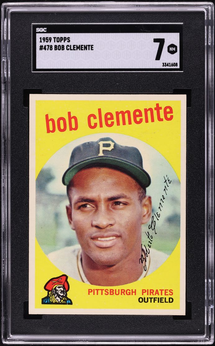 1959 Topps Roberto Clemente #478 SGC 7 NRMT