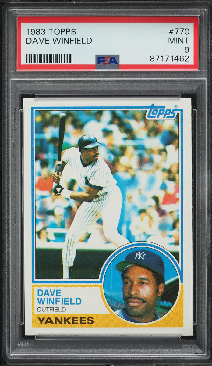 1983 Topps Dave Winfield #770 PSA 9 MINT