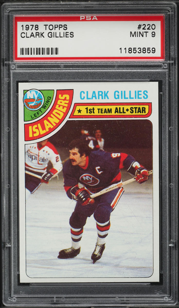 1978 Topps Clark Gillies #220 PSA 9 MINT