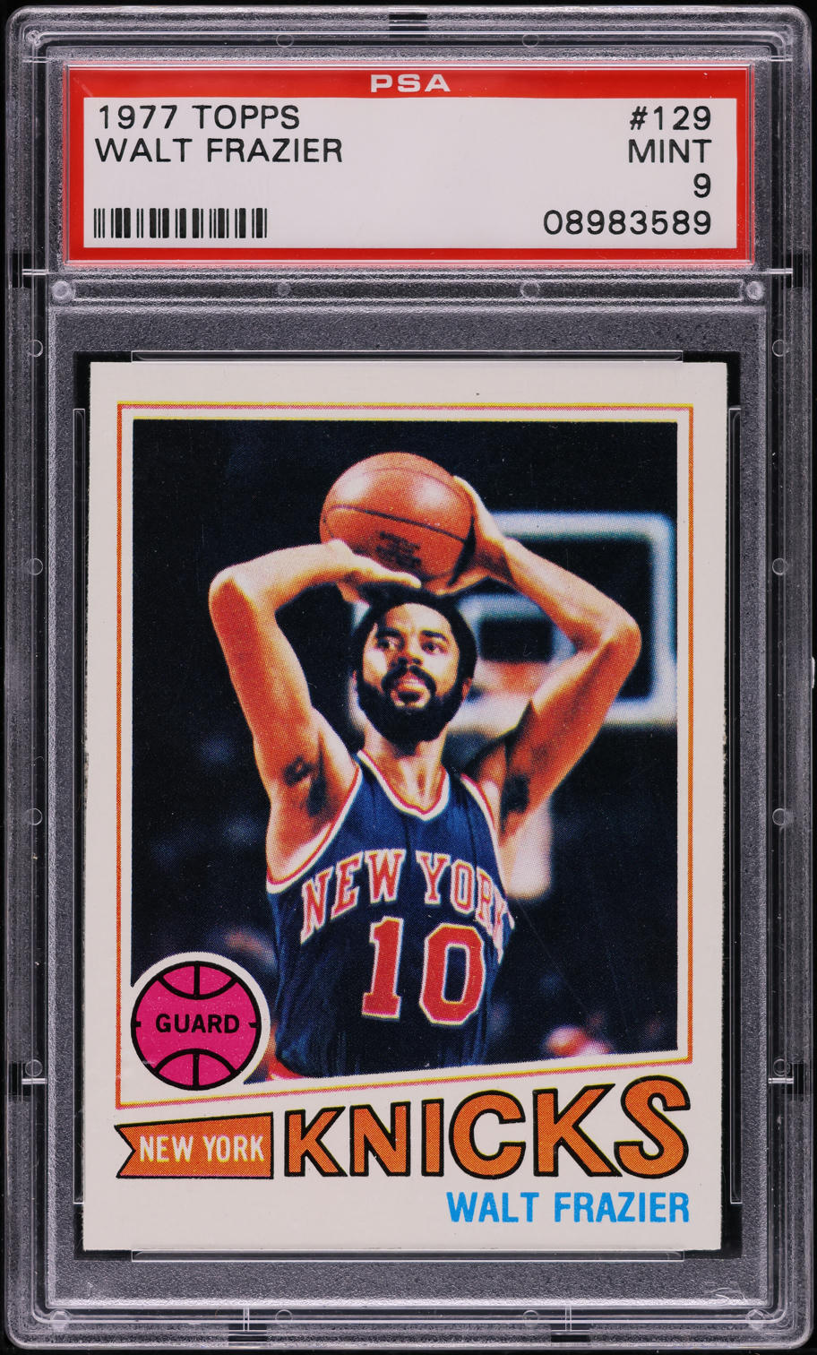1977 Topps Basketball Walt Frazier #129 PSA 9 MINT