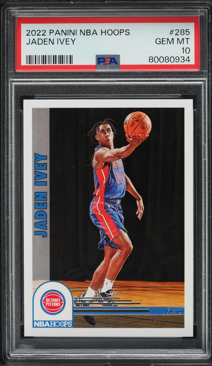 2022 Hoops Jaden Ivey ROOKIE #285 PSA 10 GEM MINT
