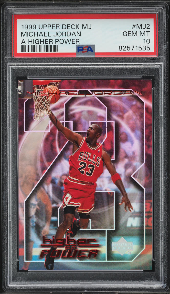 1999 Upper Deck MJ A Higher Power Michael Jordan #MJ2 PSA 10 GEM 