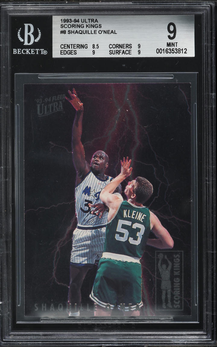 1993 Ultra Scoring Kings Shaquille O'Neal #8 BGS 9 MINT