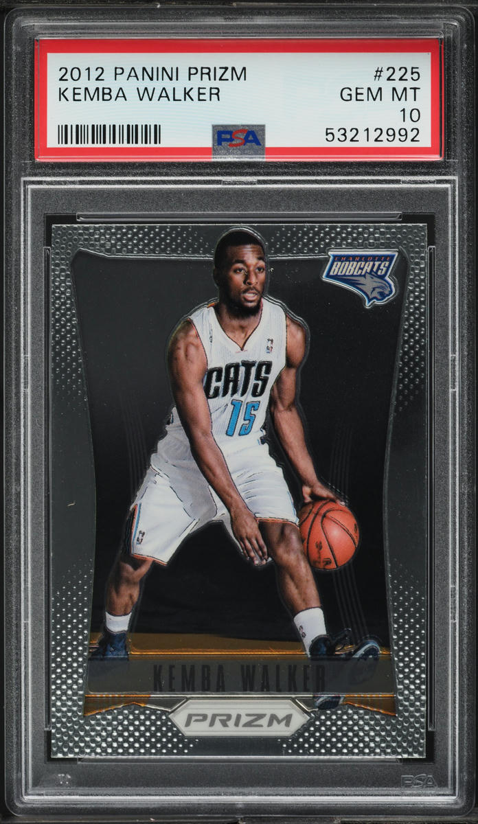 2012 Panini Prizm Kemba Walker ROOKIE #225 PSA 10 GEM MINT