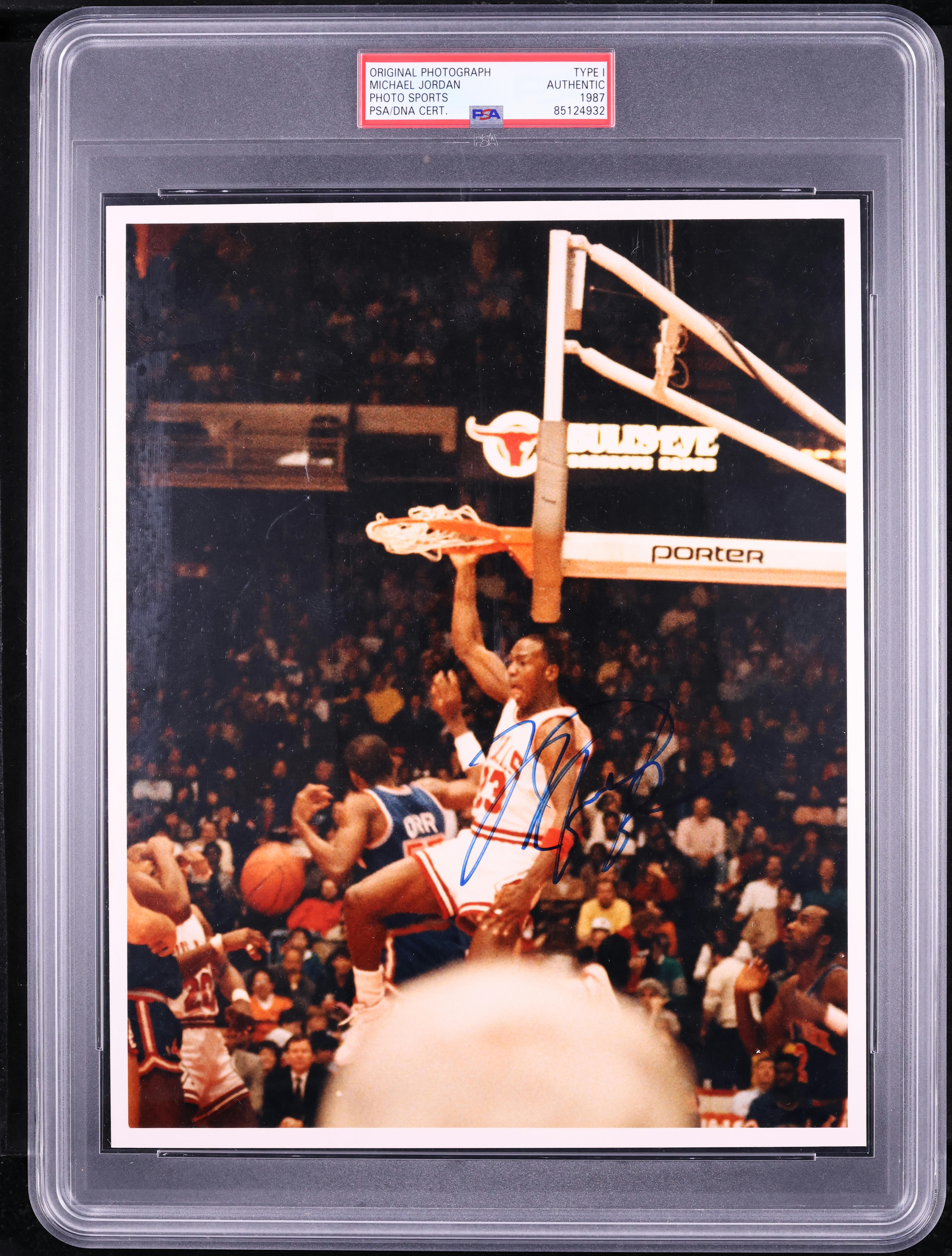 1987 Original Photograph Type 1 Michael Jordan PSA AUTH on