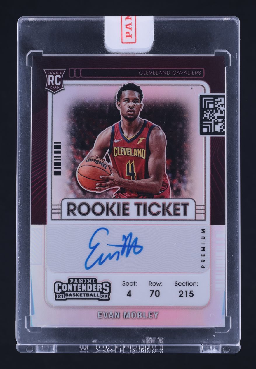 2021 Panini Contenders Variation Premium Evan Mobley ROOKIE AUTO #103 MBA AUTH