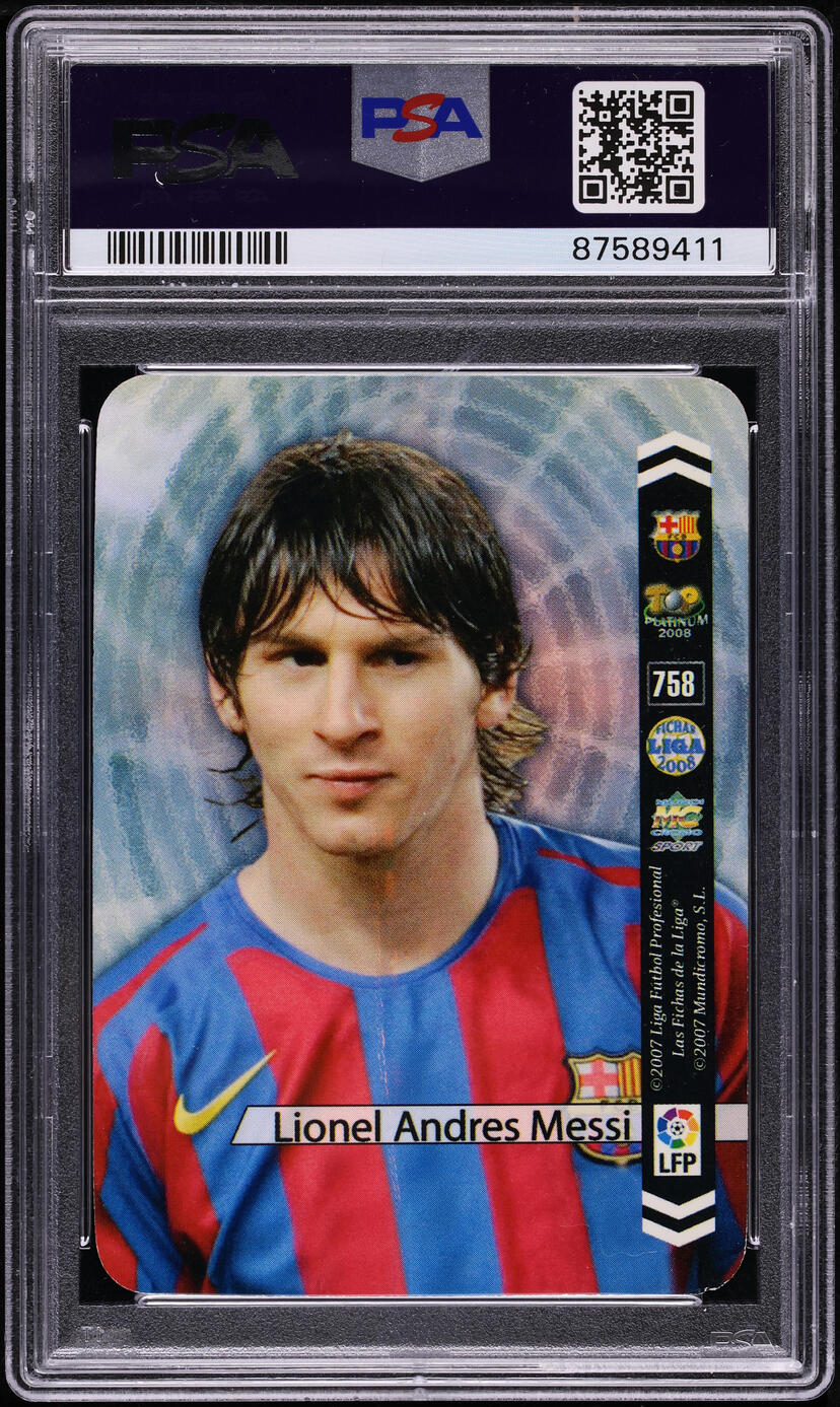 2007 Mundi Cromo Las Fichas De La Liga Security Vertical Lionel