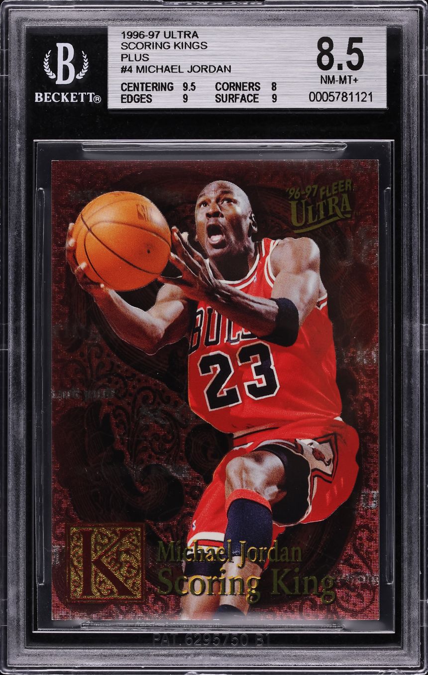1996 Ultra Scoring Kings Plus Michael Jordan #4 BGS 8.5 NM-MT+