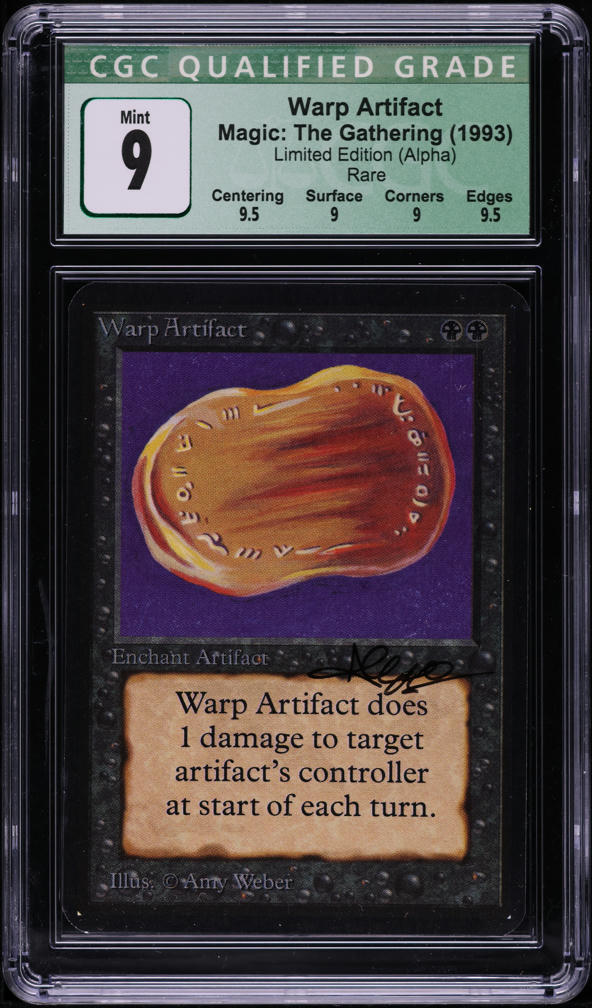 1993 Magic The Gathering MTG Alpha Copy Artifact CGC 8.5 NM-MT+ on