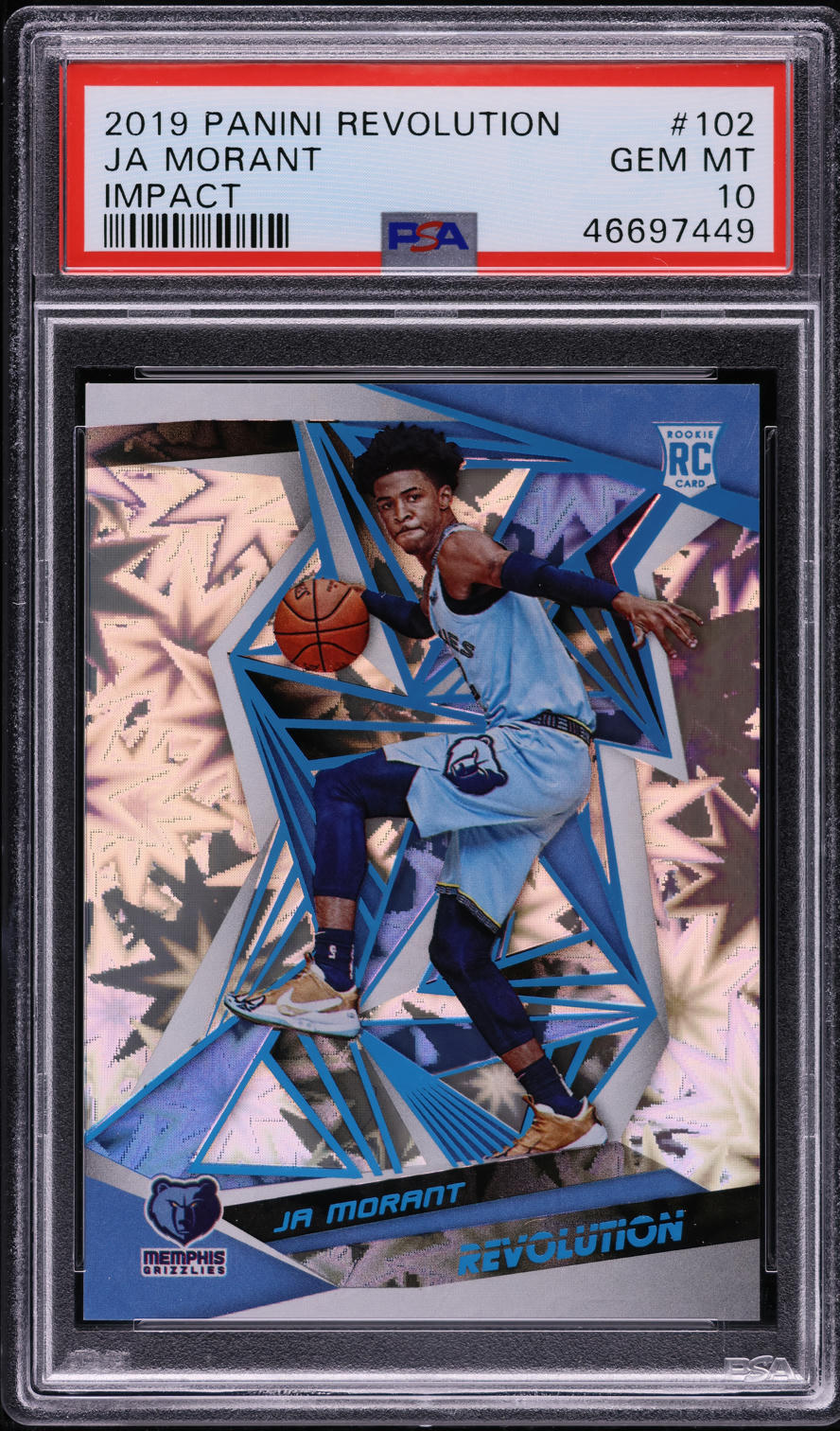 2019 Panini Revolution Impact Ja Morant ROOKIE 1/149 #102 PSA 10 GEM MINT
