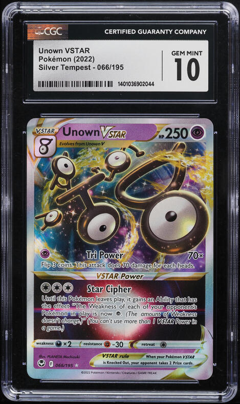 unown vstar pokemon card value Pokmon TCG - Unown VSTAR - 066/195 - SWSH Silver Tempest
