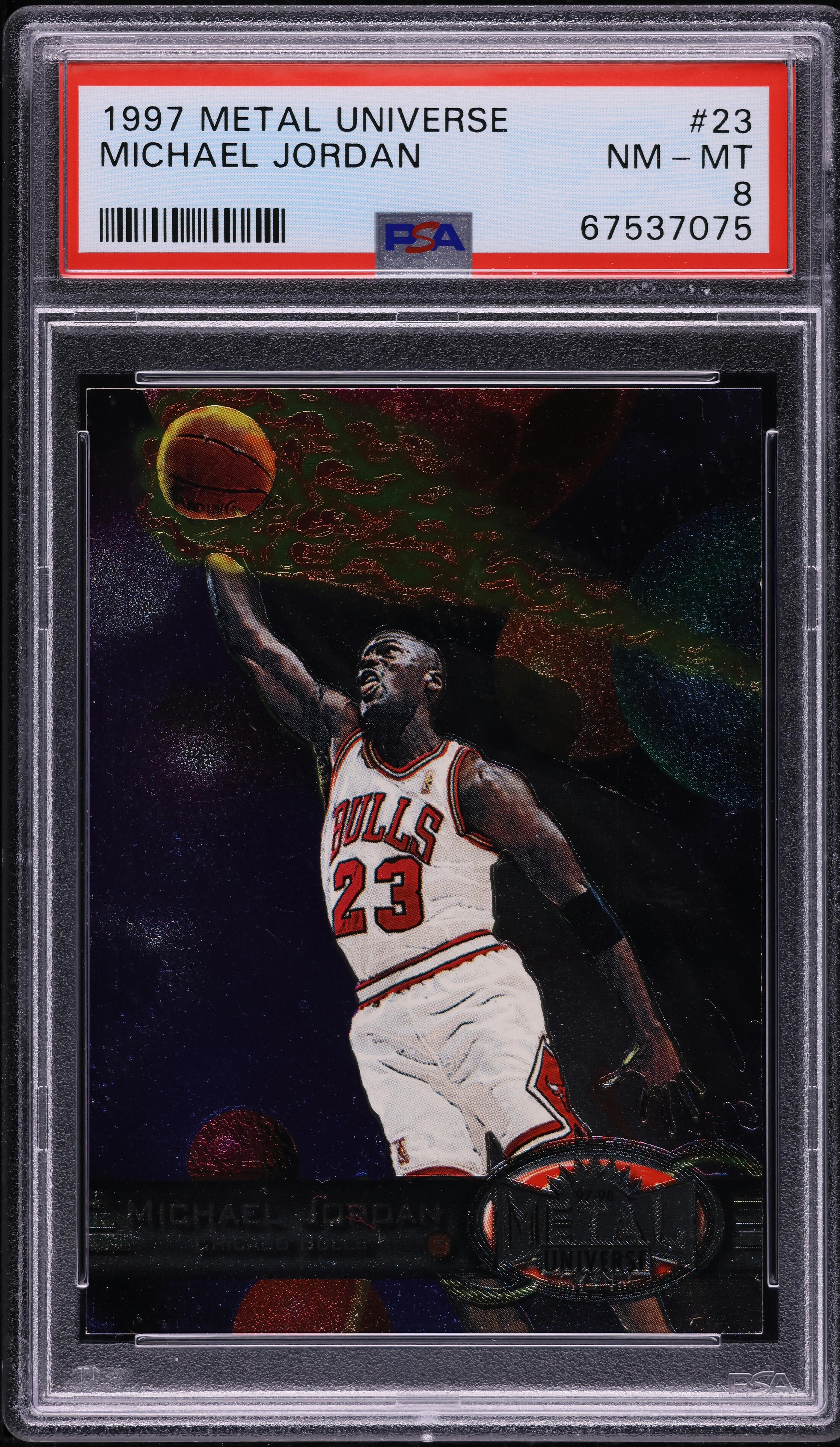 その他 PSA8 1997 l Universe Michael Jordan 1997 Metal Universe