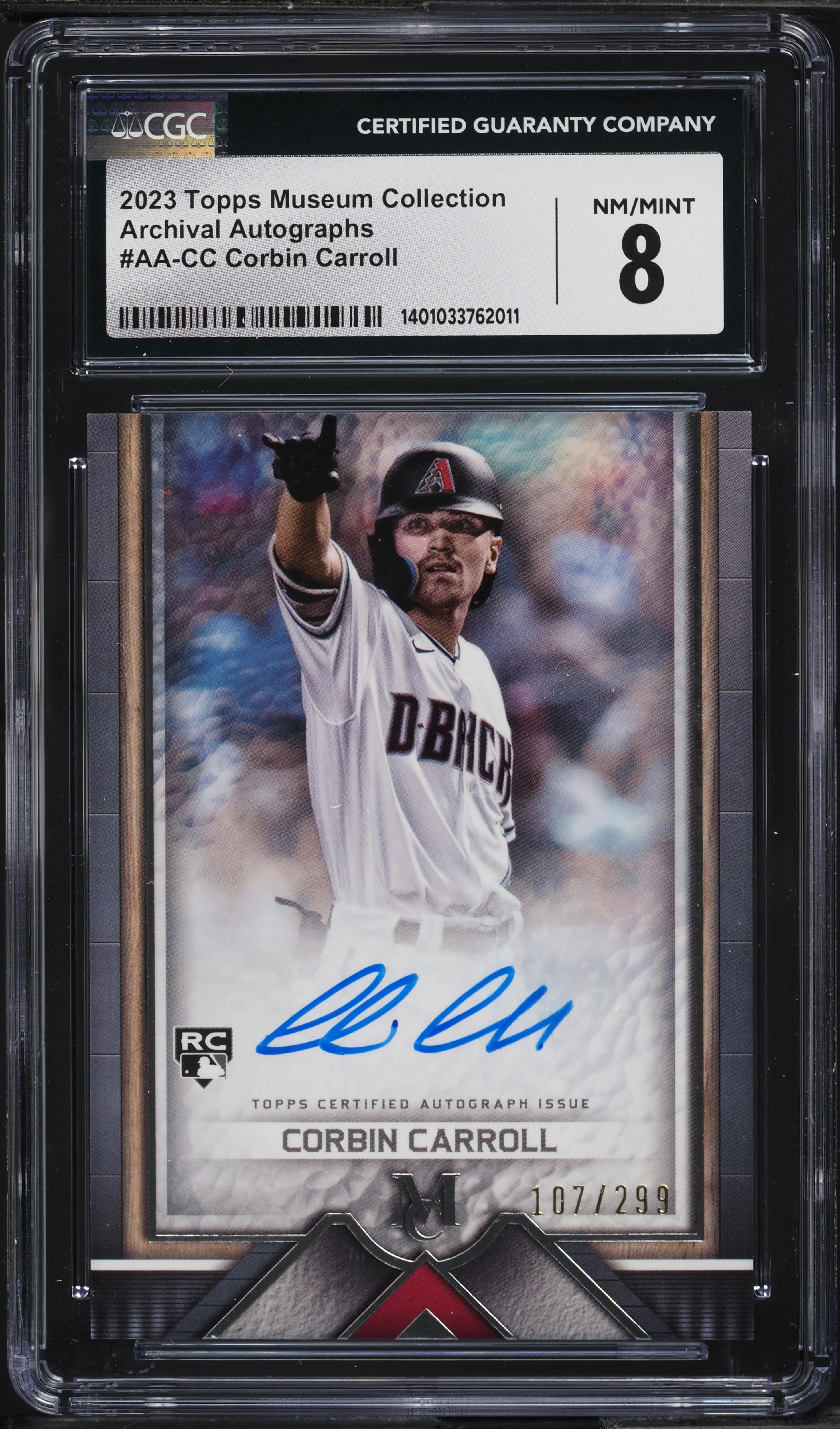 2023 Topps Museum Collection Archival Corbin Carroll ROOKIE AUTO 