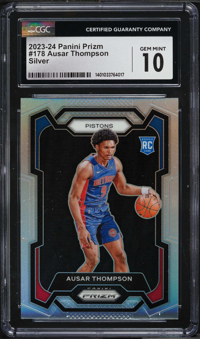 2023 Panini Prizm Silver Ausar Thompson ROOKIE #178 CGC 10 GEM MINT