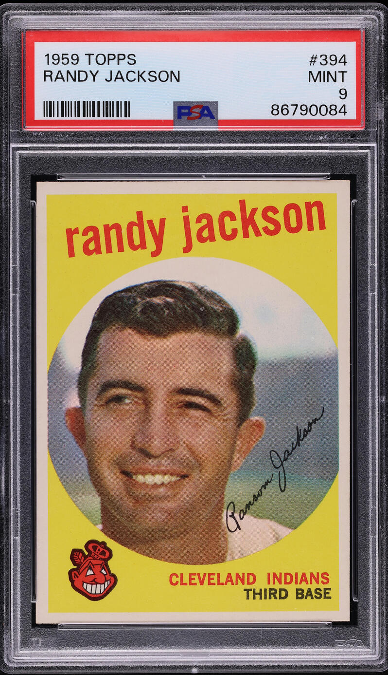 1959 Topps Randy Jackson #394 PSA 9 MINT