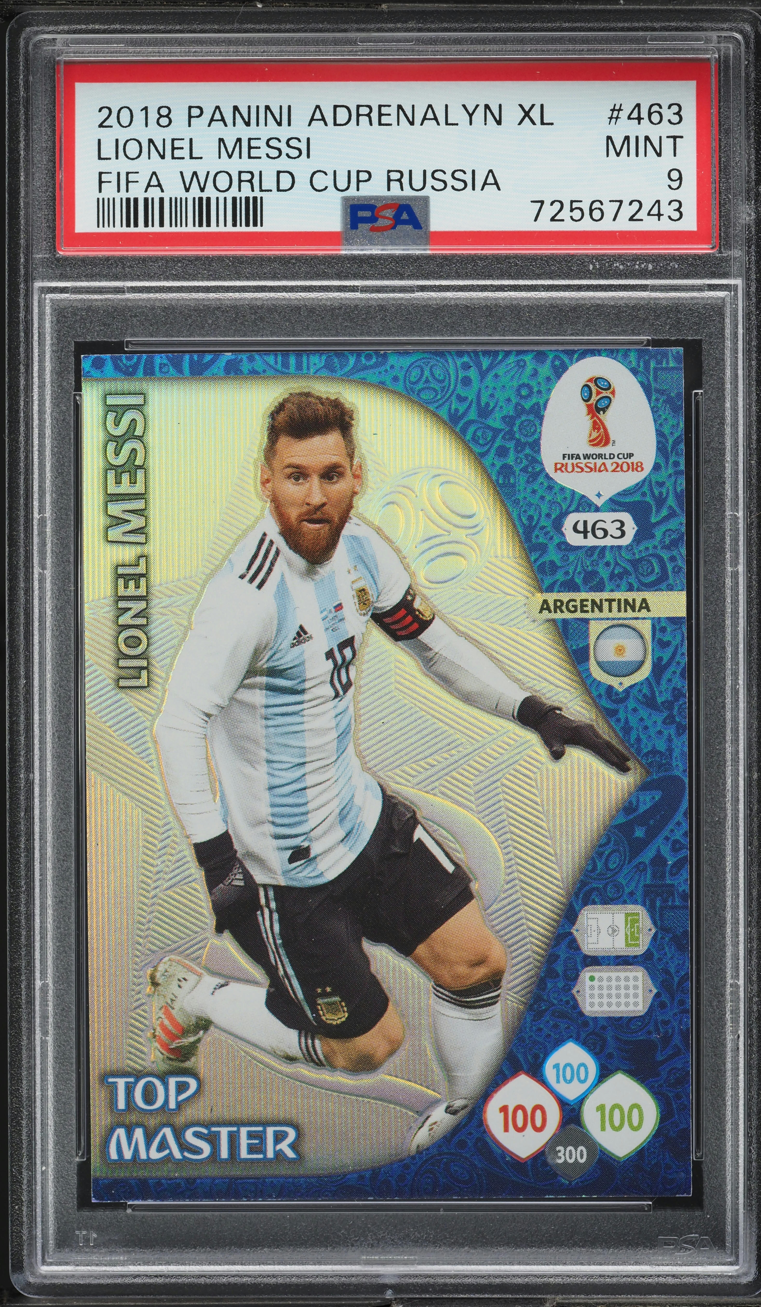 2018 Panini Adrenalyn XL FIFA World Cup Russia Lionel Messi #463