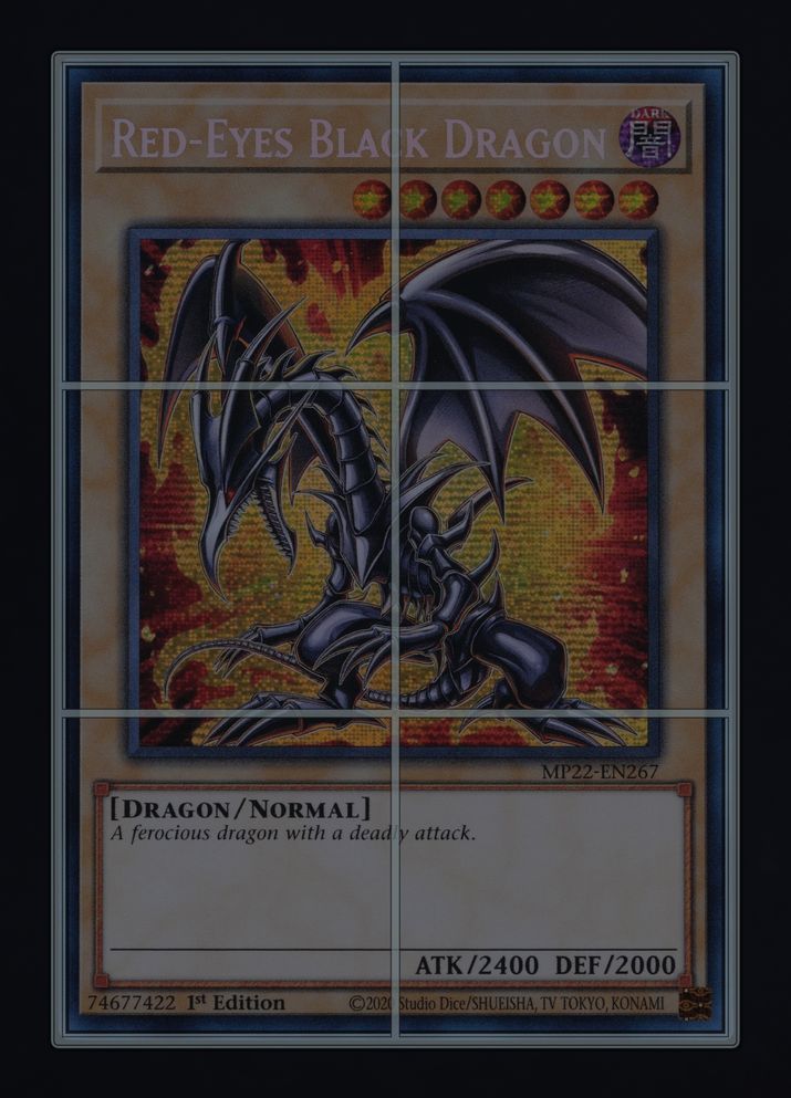 2022 Yu-Gi-Oh! MP22 1st Edition Foil Red-Eyes Black Dragon #MP22