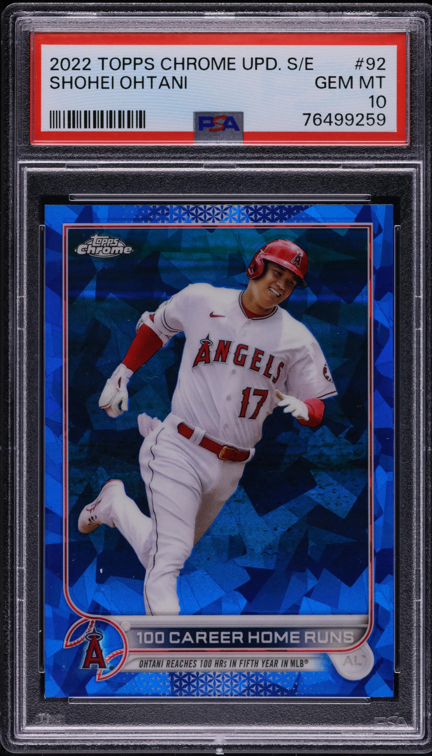 topps 2022 ssp 大谷翔平 エンゼルス PSA9