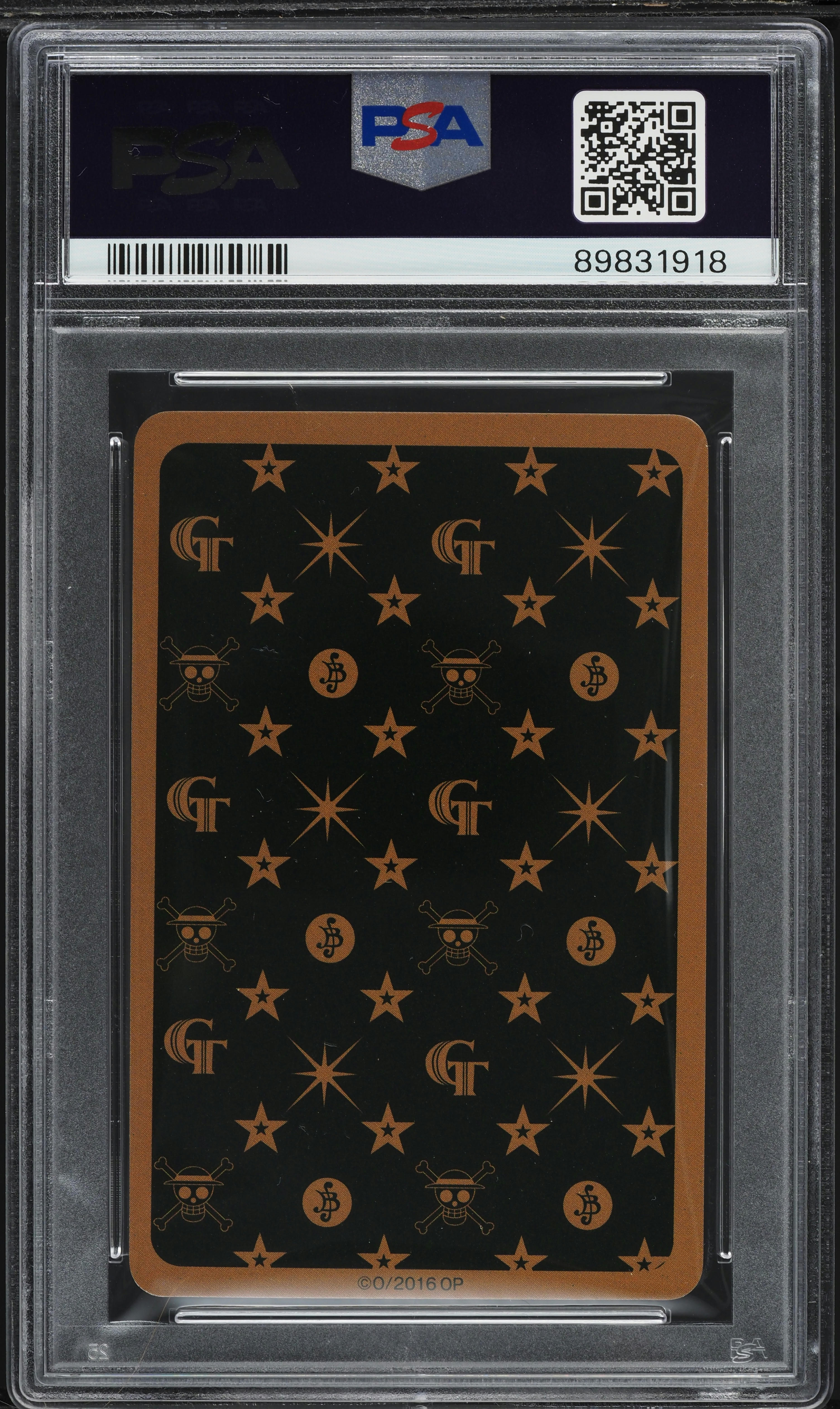 2016 One Piece Film Gold Playing Cards Joker Gild Tesoro PSA 10