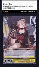 2022 Weiss Schwarz Azur Lane Foil Jean Bart #S102-E002 MBA AUTH on