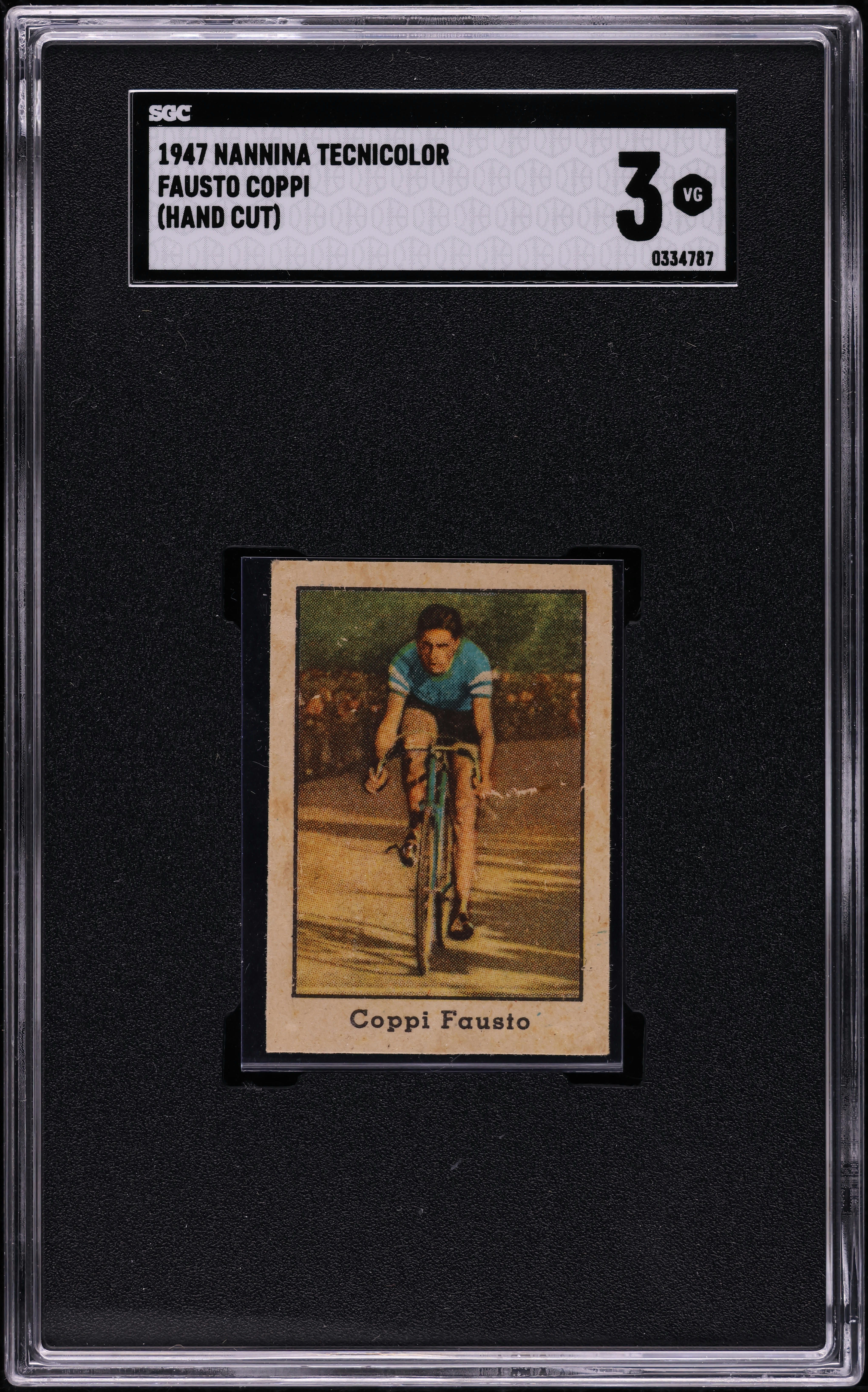 coppi☺︎　0417 1947 Nannina Tecnicolor Fausto Coppi SGC 3 VG on Fanatics Collect