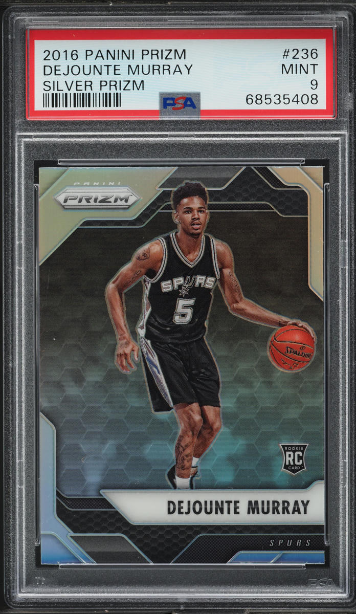 2016 Panini Prizm Silver Dejounte Murray ROOKIE #236 PSA 9 MINT
